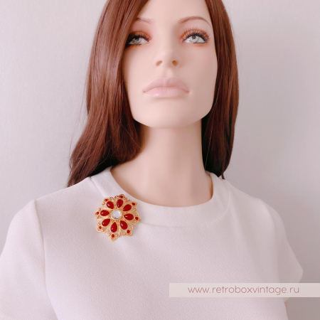 TRIFARI Брошь «Аленький цветочек»