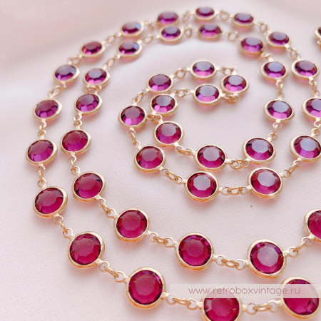 SWAROVSKI Нить безелей «Пурпурный соблазн»