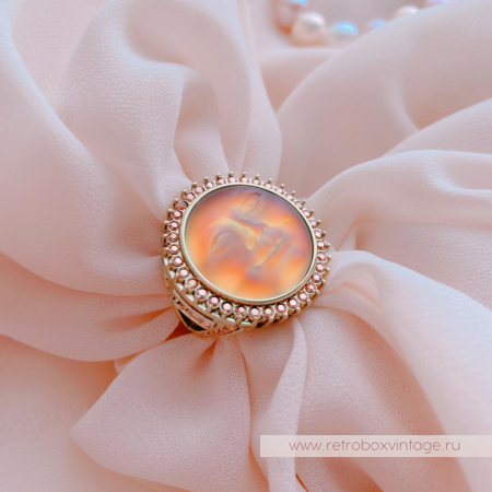 KIRKS FOLLY Кольцо «Лунная нимфа: хамелеон радуга»