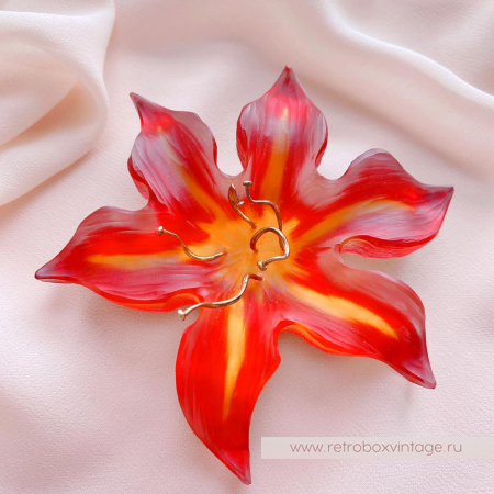 ALEXIS BITTAR Брошь «Аленький цветочек»