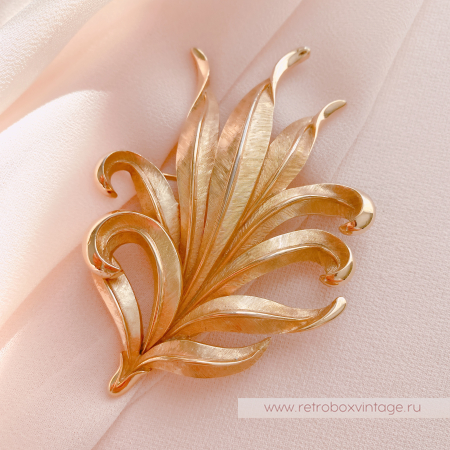 TRIFARI Брошь «Перо мифического феникса»