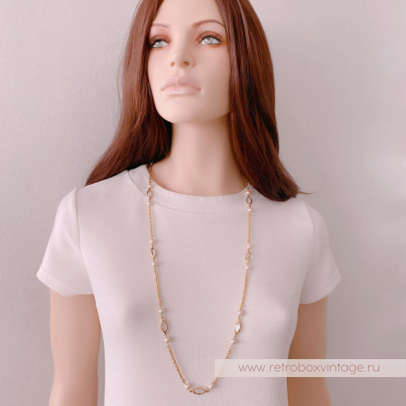 TRIFARI Комплект «Жемчужный: ожерелье и клипсы»