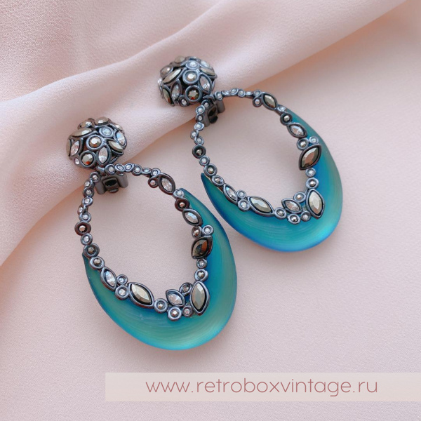 ALEXIS BITTAR Клипсы «Имперские овалы»