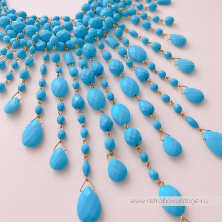 JOAN RIVERS Ожерелье «Бирюзовый водопад»