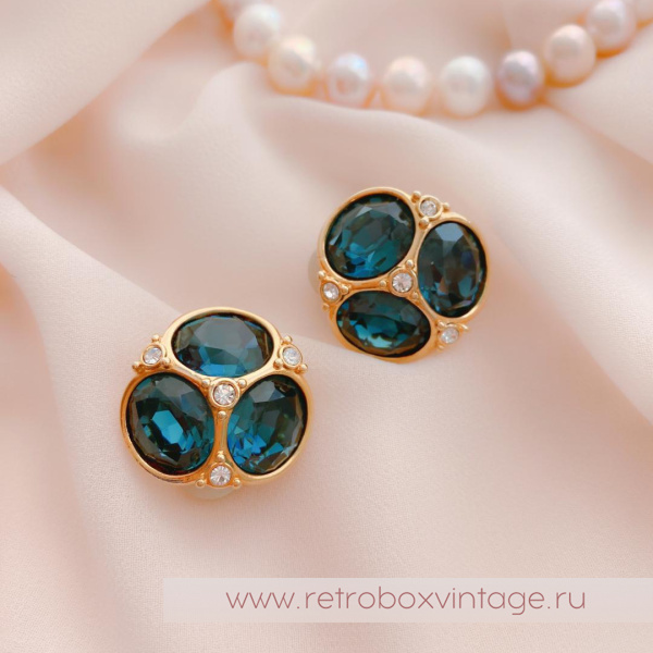 SWAROVSKI Клипсы «Звездная ночь»