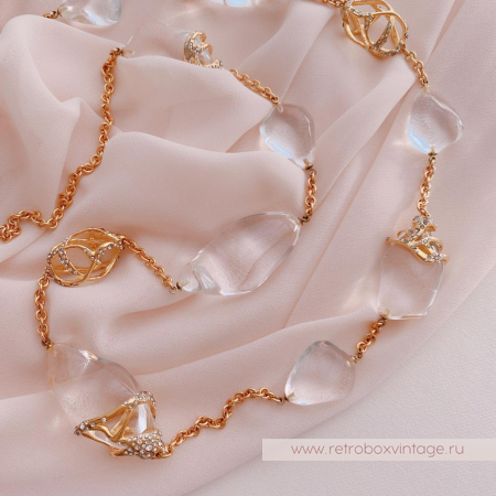 ALEXIS BITTAR Ожерелье длинное «Льдинки на солнце»