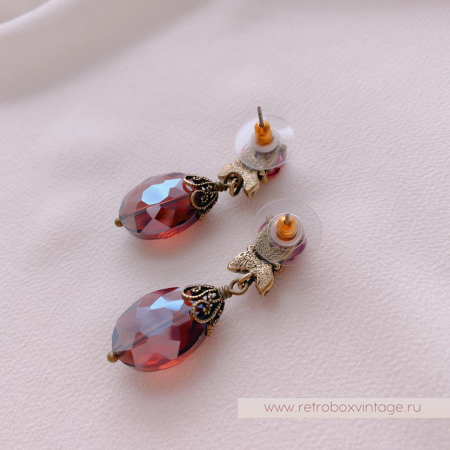 SWEET ROMANCE Серьги «Роза моего сердца»