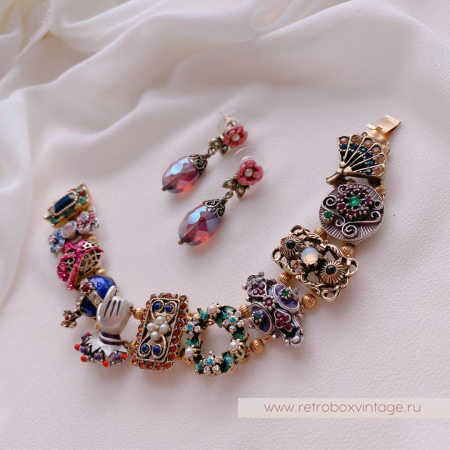 SWEET ROMANCE Серьги «Роза моего сердца»