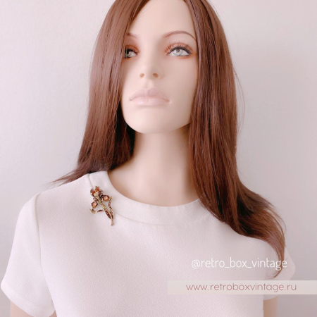 HEIDI DAUS Брошь «Кристальный ирис»