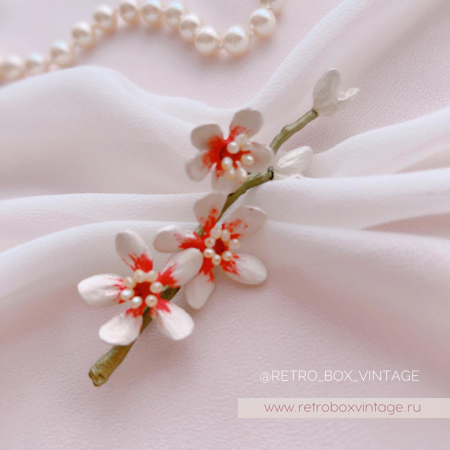 MICHAEL MICHAUD Брошь «Цветущий миндаль Ван Гога»