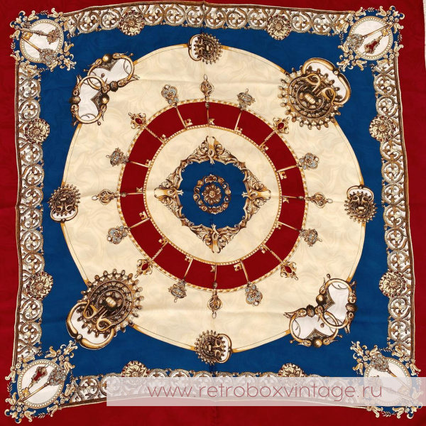 Платок «Королевские ключи» (100% шелк, Италия)