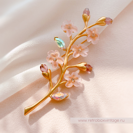 AVON SP Брошь "Веточка сакуры"
