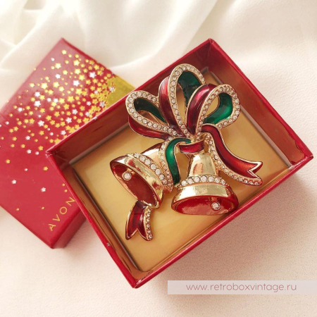 AVON Брошь «Новогодние колокольчики»