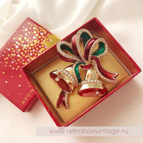 AVON Брошь «Новогодние колокольчики»