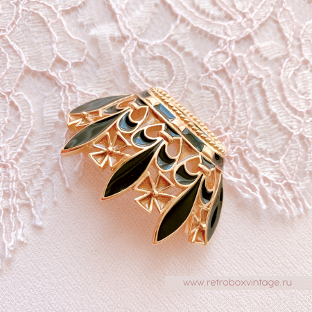 TRIFARI Брошь «Корона с флер-де-лисами»