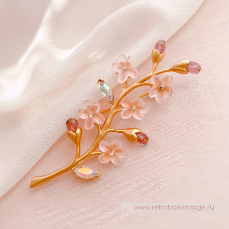 AVON SP Брошь "Веточка сакуры"