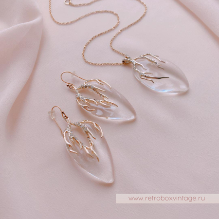 ALEXIS BITTAR Кулон на цепочке «Льдинка»