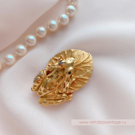 FLORENZA Брошь «Царевна-лягушка»