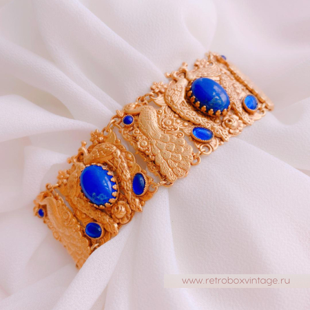 ASKEW LONDON Браслет «Синие павлины»