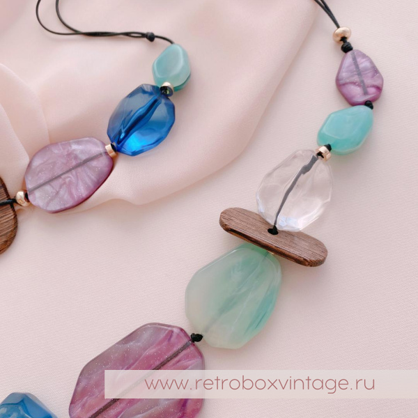 MOON PARIS Ожерелье «Шармэль» с крупными бусинами