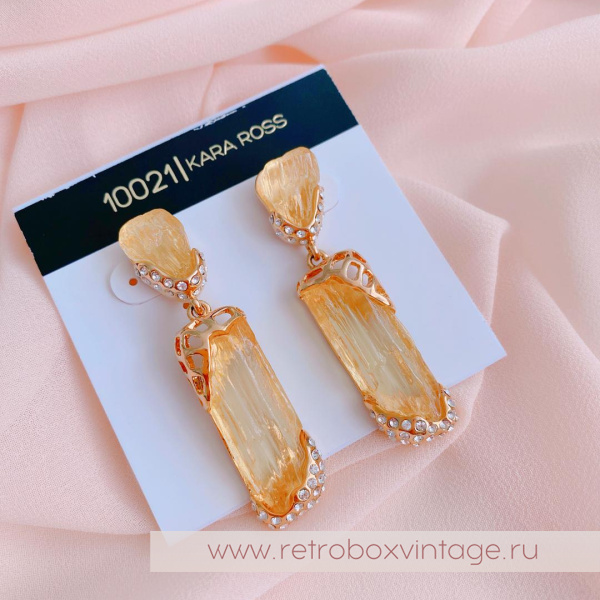 KARA ROSS Серьги «Осколки солнца»