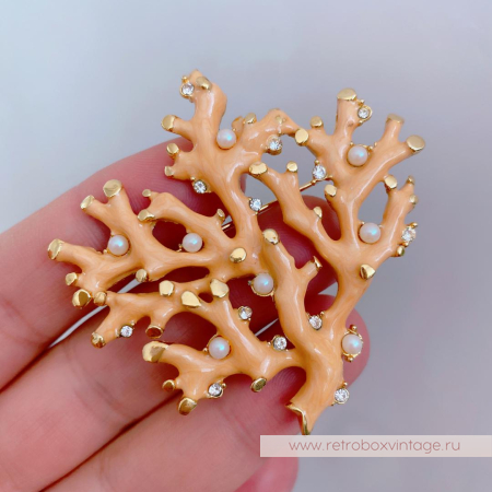 ST.JOHN Брошь «Кораллы»