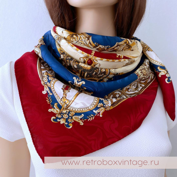 Платок «Королевские ключи» (100% шелк, Италия)