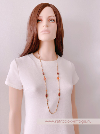 1928 JEWELRY Цепочка с безелями «Желание»