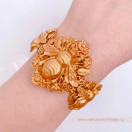 ASKEW LONDON Браслет «Золотые пчелы»