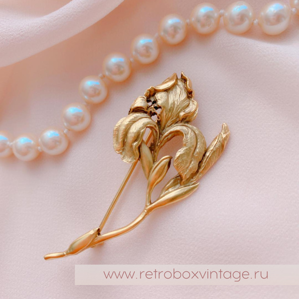 NGA / NATIONAL GALLERY OF ART Брошь «Нежный ирис»