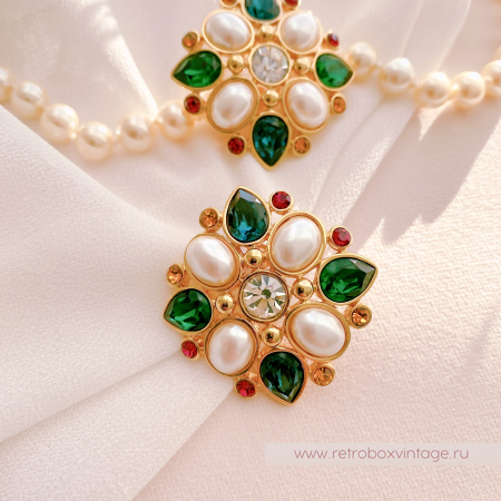 MONET Серьги «Мальтийская мозаика»