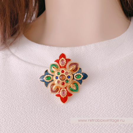 JOAN RIVERS Брошь «Шахерезада: мальтийский крест»