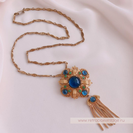 FLORENZA Ожерелье «Аристократка» с кисточкой