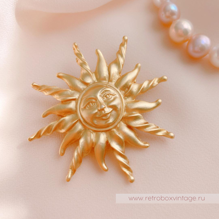 ANNE KLEIN Брошь «Солнышко»