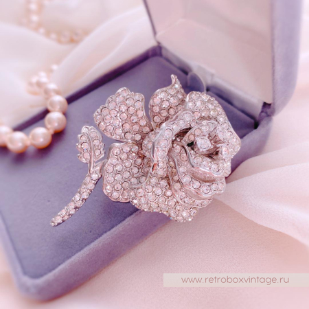 NOLAN MILLER Брошь «Кристальная роза»