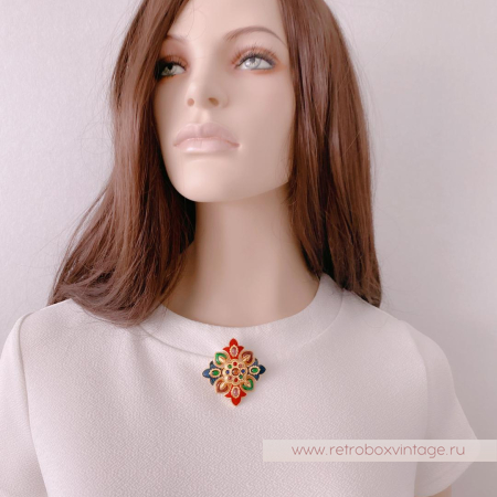 JOAN RIVERS Брошь «Шахерезада: мальтийский крест»