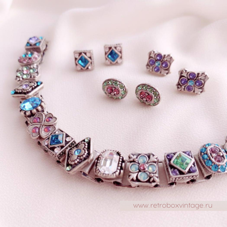 SWEET ROMANCE Трио серьги-пусеты «Сильвия»