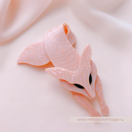 LEA STEIN Брошь «Персиковая лиса»