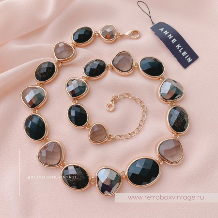 ANNE KLEIN Ожерелье «Морские камушки: сила ночи»