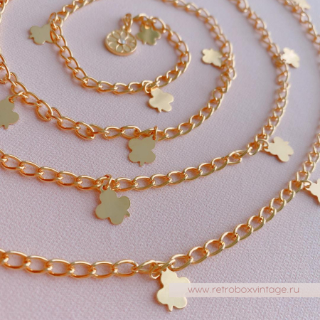 SWEET ROMANCE Цепь «Золотой клевер»