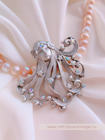 JJ / JONETTE JEWELRY Брошь «Принцесса звезд: серебро»