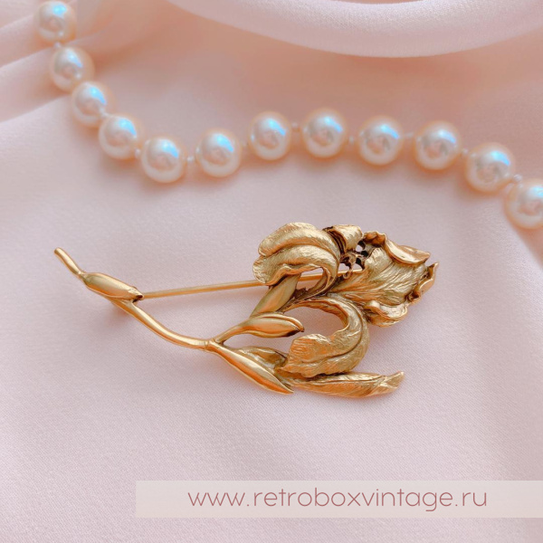 NGA / NATIONAL GALLERY OF ART Брошь «Нежный ирис»