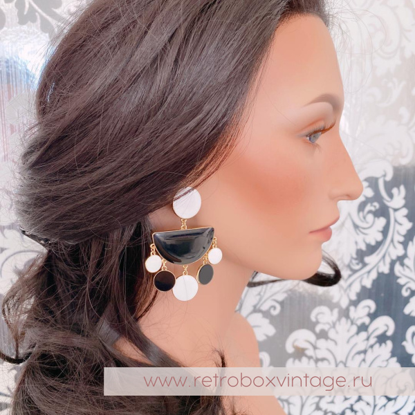 SUGARFIX by BaubleBar Серьги «Черно-белое кино» SUGARFIX by BaubleBar Серьги «Черно-белое кино»