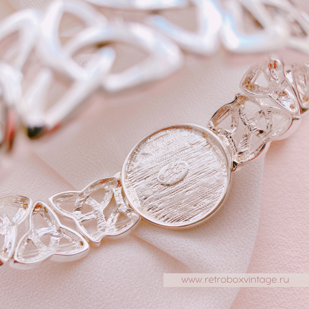 KIRKS FOLLY Браслет-стрейч "Кельтская луна: лаванда в серебре"