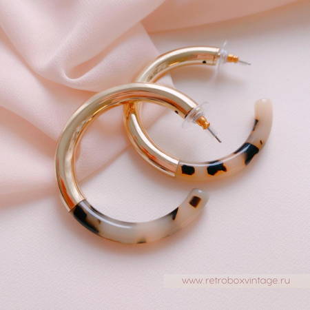 SUGARFIX by BaubleBar Серьги-конго «Черепаховые кольца»