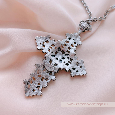 SWEET ROMANCE Кулон на цепочке «Голубой крест»