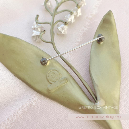 MICHAEL MICHAUD Брошь «Майский ландыш эксклюзив»