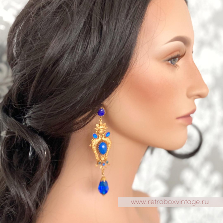 ASKEW LONDON Комплект «Синие павлины»