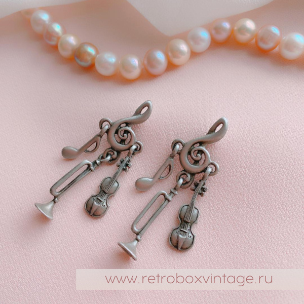 JJ / JONET JEWELRY / ARTIFACTS Серьги «Музыка настроения» JJ / JONET JEWELRY / ARTIFACTS Серьги «Музыка настроения»