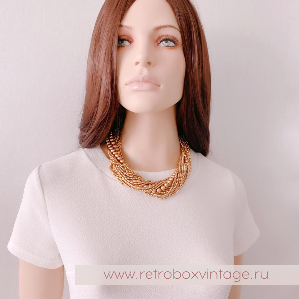 CAROLEE Ожерелье «Карамельное золото»